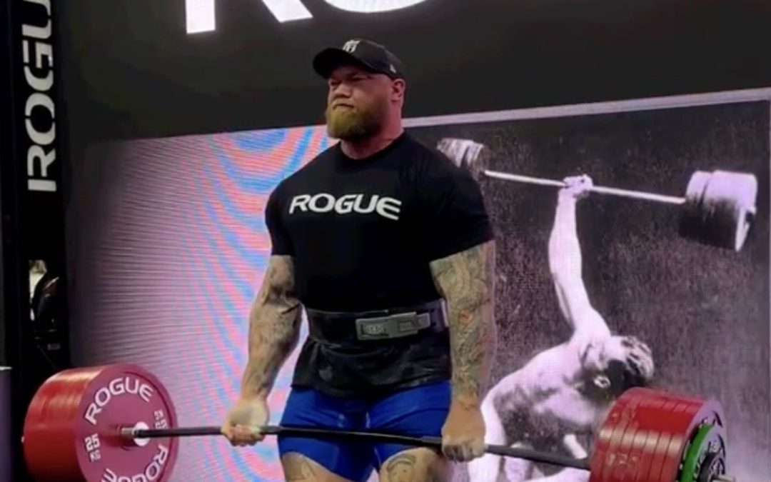 Hafthor Björnsson, Daniel Bell Deadlift 395 Kilograms (870.8 Pounds) Raw at Arnold Sports Festival – Breaking Muscle