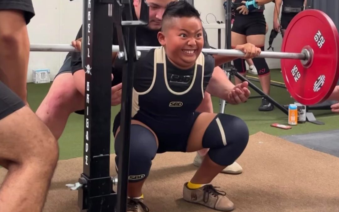 11-Year-Old Jordan Mica (56KG) Scores 4 New Competition PRs Including 80-Kilogram (176.3-Pound) Squat – Breaking Muscle