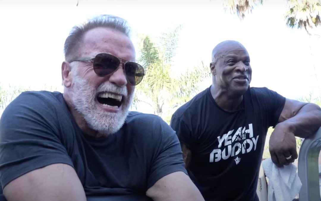 arnold-schwarzenegger-and-ronnie-coleman-train-together-at-gold's-gym-–-breaking-muscle