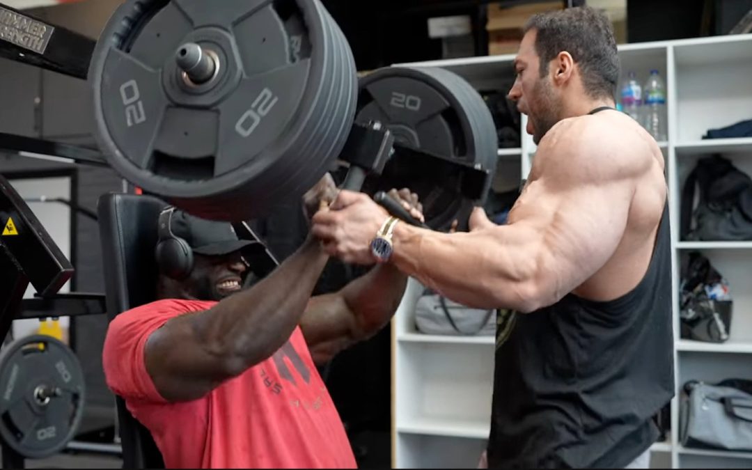 Samson Dauda Trains Chest and Calves with Classic Physique Olympia Competitor Michael Daboul  – Breaking Muscle